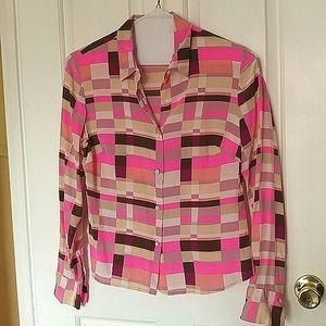 Vtg Silk Blouse The Limited